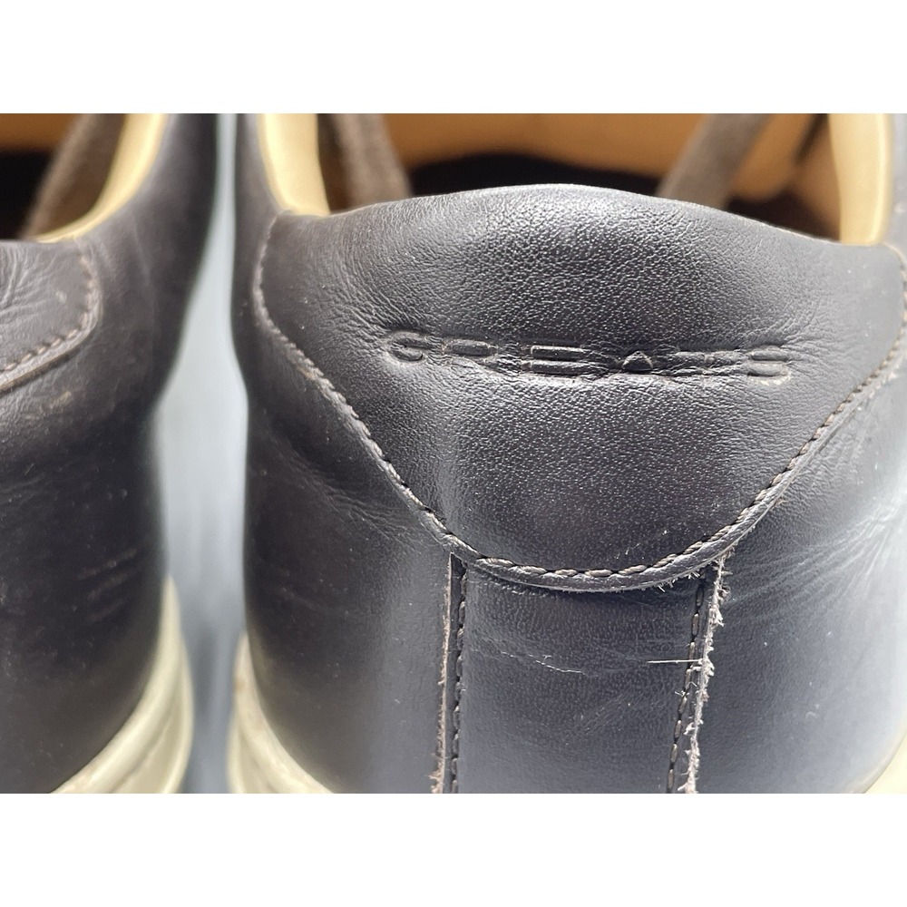 GREATS Brooklyn Sneakers Mens Size 11.5 Chocolate Brown Leather Made in Italy - Picture 4 of 13